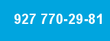 927 770-29-81
